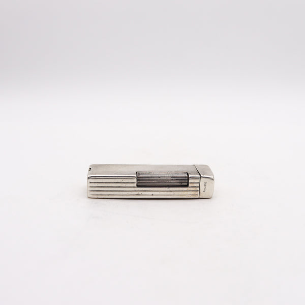 DUNHILL 1938 Rollalite Petrol Pocket Lighter In Solid .925 Sterling Silver