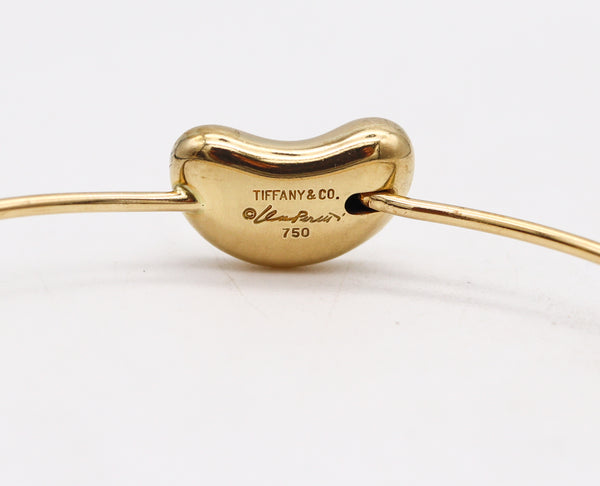 TIFFANY & CO. 1977 Elsa Peretti Very Rare Bean Bangle Bracelet In 18Kt Yellow Gold