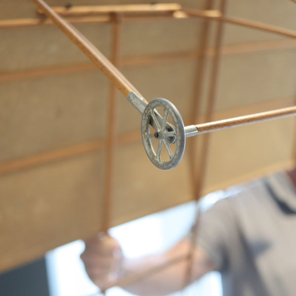 AD-ASTRA Model Airplane 1910 Early 20th Century Rare In Wood Brass And Linen