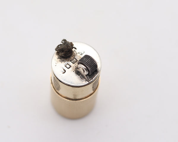 CARTIER LONDON 1914 Tom Pouce Petrol Lighter In 9Kt Yellow Gold With Box