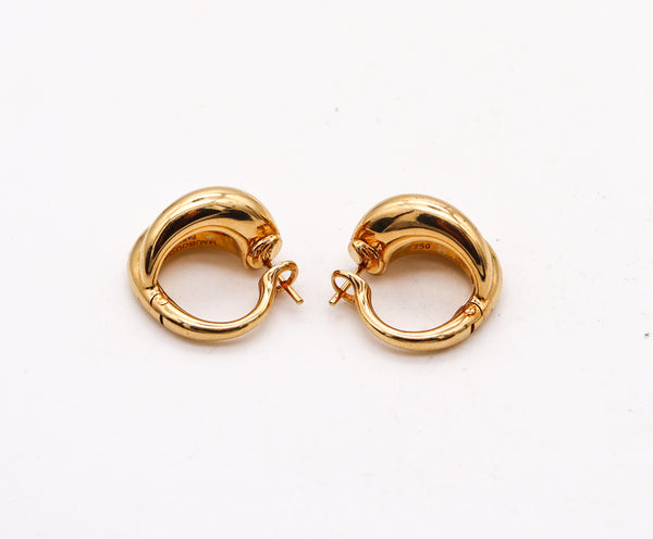 -Mauboussin Paris Double Clips On Earrings In Solid 18Kt Yellow Gold