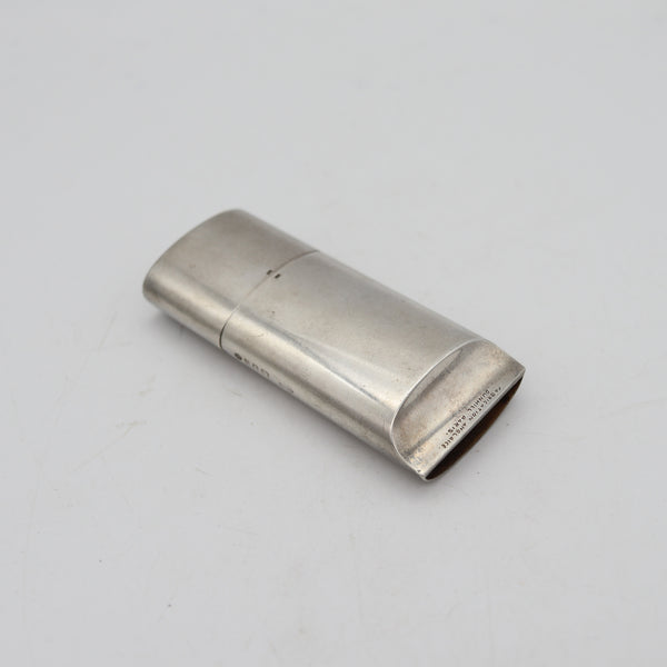 DUNHILL PARIS 1938 Art Deco Rare Multi Functional Lighter-Compass-Whistle In .925 Sterling Silver