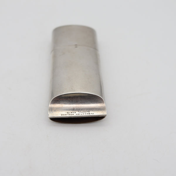 DUNHILL PARIS 1938 Art Deco Rare Multi Functional Lighter-Compass-Whistle In .925 Sterling Silver
