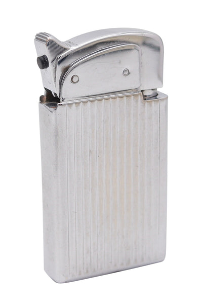 THORENS 1953 Masterpiece Pocket Petrol Lighter In Polished Chromed Steel