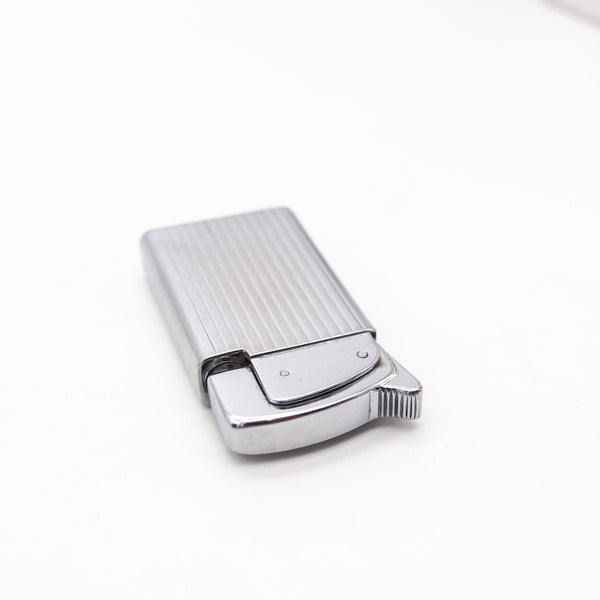 THORENS 1953 Masterpiece Pocket Petrol Lighter In Polished Chromed Steel