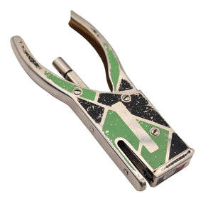 GERMAN STAPLER 1930 Art Deco Steel With Black, Red & Green Enamels