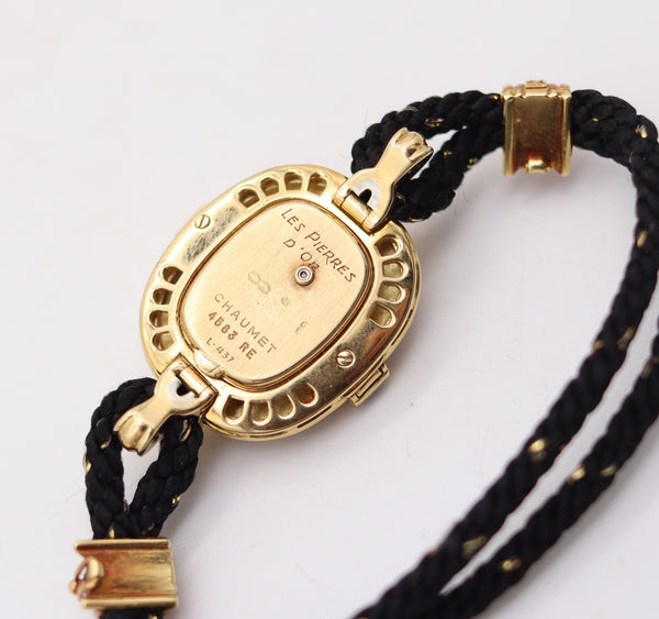 CHAUMET Paris Concealed Lady Wristwatch In 18Kt Gold With 1.82 Cwt. VS Diamonds
