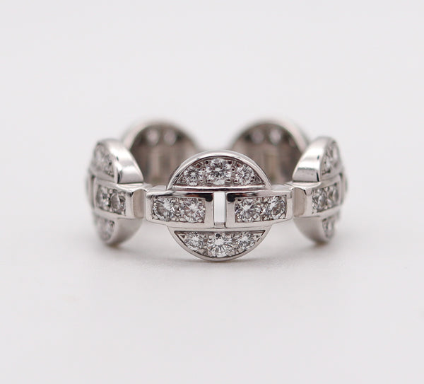 CARTIER 1990 Himalia Eternity Ring In 18Kt White Gold With 2.0 Carats In Diamonds