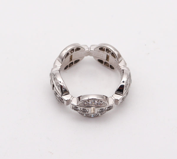 CARTIER 1990 Himalia Eternity Ring In 18Kt White Gold With 2.0 Carats In Diamonds