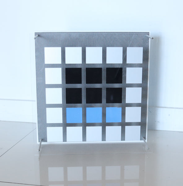 JESUS SOTO 1979 Edition 100/110 Op-Art Sculpture Silkscreen Plexiglass & Steel
