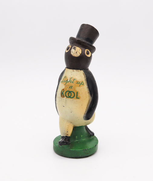 WILLIE KOOL 1938 The Penguin Figural Bar And Table-Desk Petrol Lighter