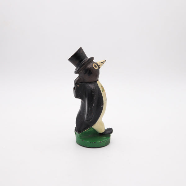 WILLIE KOOL 1938 The Penguin Figural Bar And Table-Desk Petrol Lighter