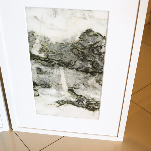 DREAM STONES 2007 China Diptych Shih-Hua Art Landscape Framed