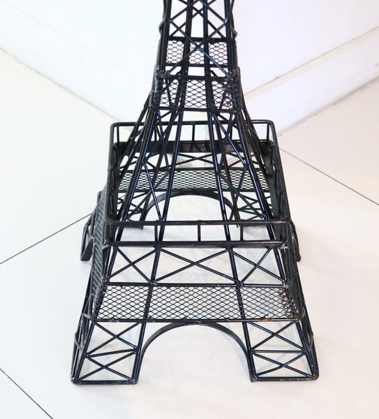 TOUR EIFFEL 1935 French Decorative Tall Tower Sculpture In Painted Steel