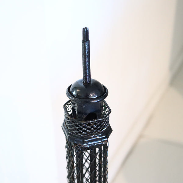 TOUR EIFFEL 1935 French Decorative Tall Tower Sculpture In Painted Steel