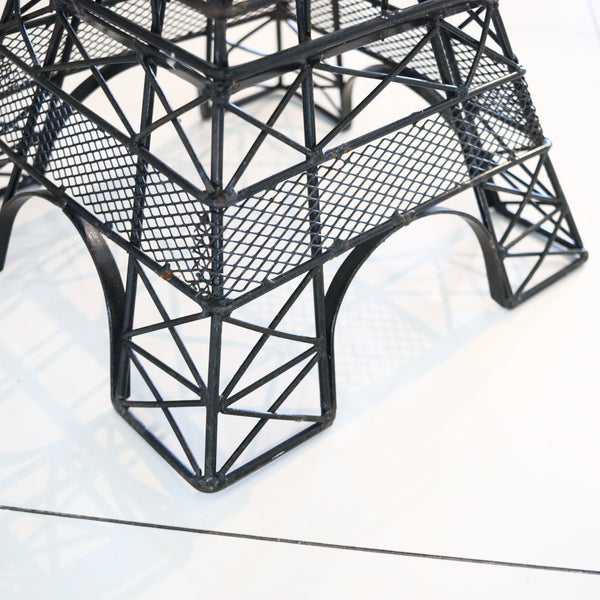 TOUR EIFFEL 1935 French Decorative Tall Tower Sculpture In Painted Steel