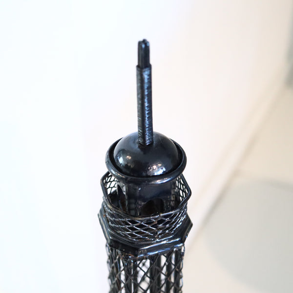 TOUR EIFFEL 1935 French Decorative Tall Tower Sculpture In Painted Steel