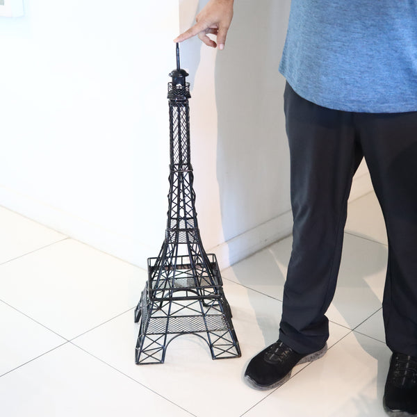 TOUR EIFFEL 1935 French Decorative Tall Tower Sculpture In Painted Steel