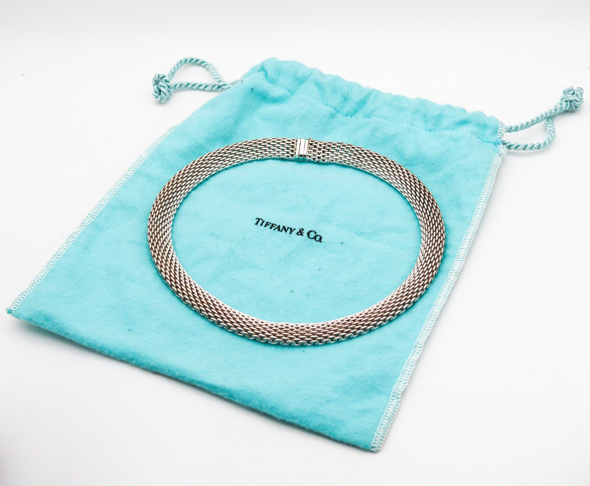 Tiffany & Co. Basket Weave Rectangular Serving Tray – VICTOR