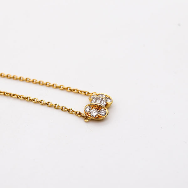 VAN CLEEF & ARPELS Paris Necklace In 18Kt Yellow Gold With VS Diamonds