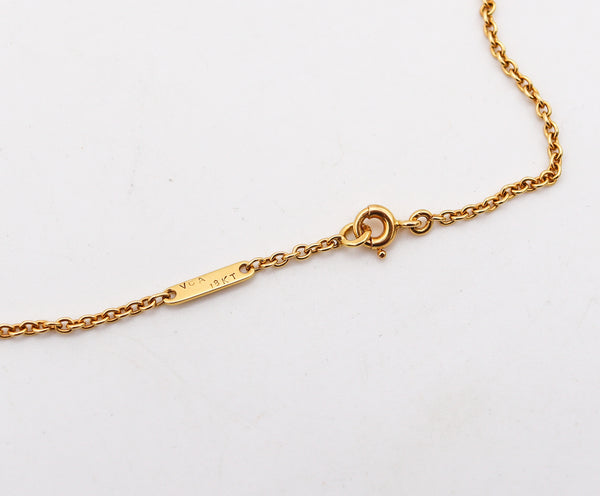 VAN CLEEF & ARPELS Paris Necklace In 18Kt Yellow Gold With VS Diamonds