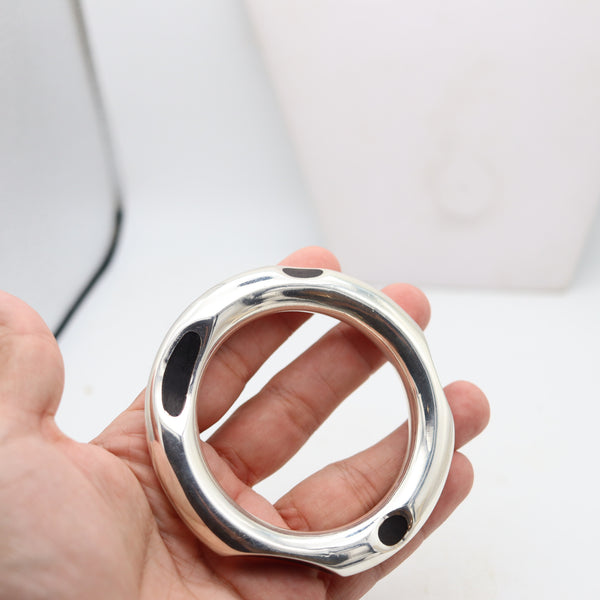 TIFFANY & CO. Frank Gehry Geometric Bangle Bracelet In .925 Sterling Silver