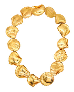 TIFFANY & CO. 1979 By Angela Cummings Petals Necklace in 18Kt Yellow Gold