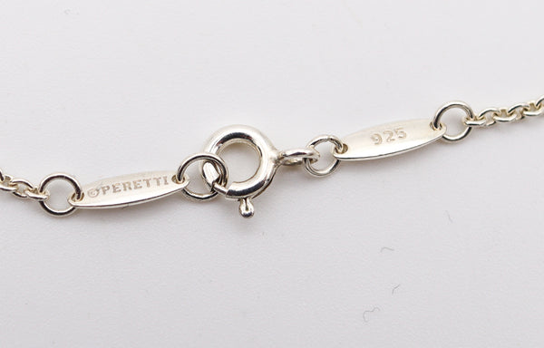 TIFFANY & CO. By Elsa Peretti Medium Freeform Open Bottle Necklace In 925 Sterling