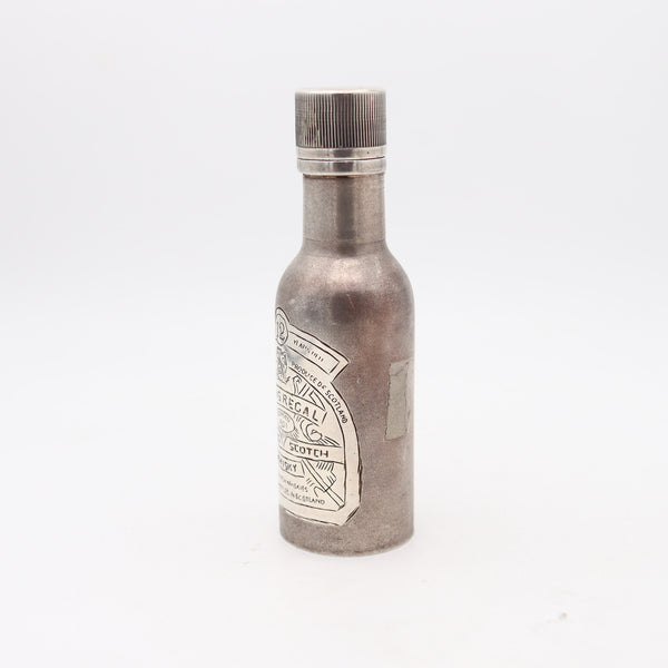 CHIVAS REGAL 1970 Vintage Liquor Whisky Bottle In .925 Sterling Silver