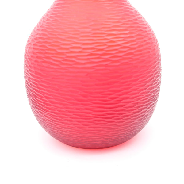 VENINI 1940 By Carlo Scarpa Murano Battuto Red Art Glass Vase