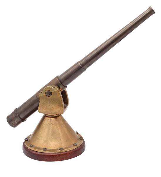 US NAVAL 1950 Desk Presentation Navy Deck Signal Cannon In Solid Bronze