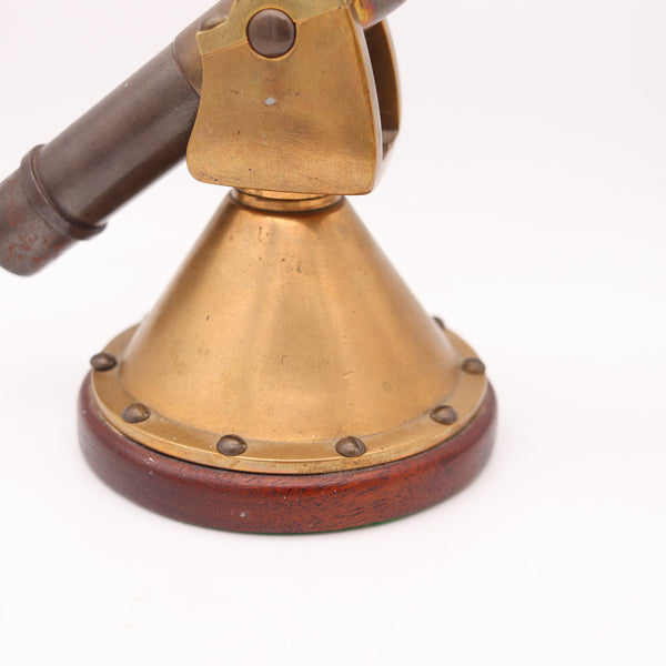 US NAVAL 1950 Desk Presentation Navy Deck Signal Cannon In Solid Bronze