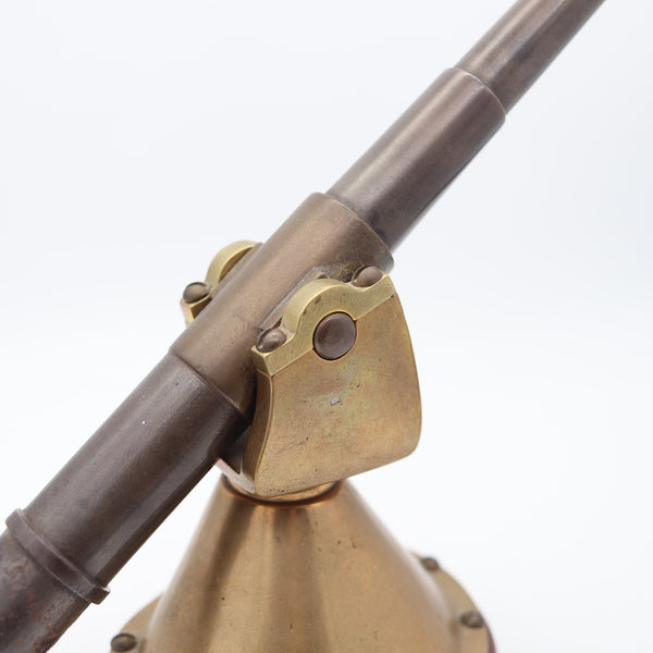 US NAVAL 1950 Desk Presentation Navy Deck Signal Cannon In Solid Bronze