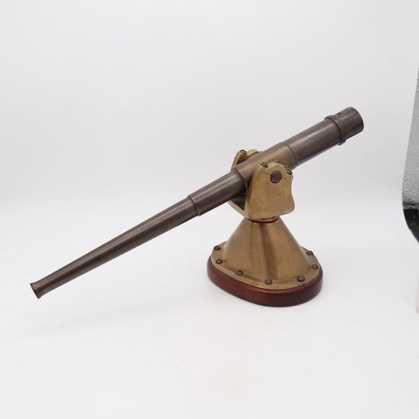 US NAVAL 1950 Desk Presentation Navy Deck Signal Cannon In Solid Bronze