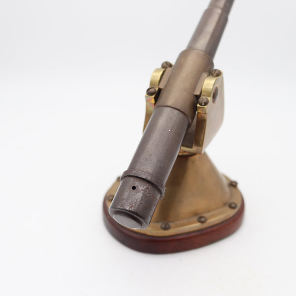 US NAVAL 1950 Desk Presentation Navy Deck Signal Cannon In Solid Bronze