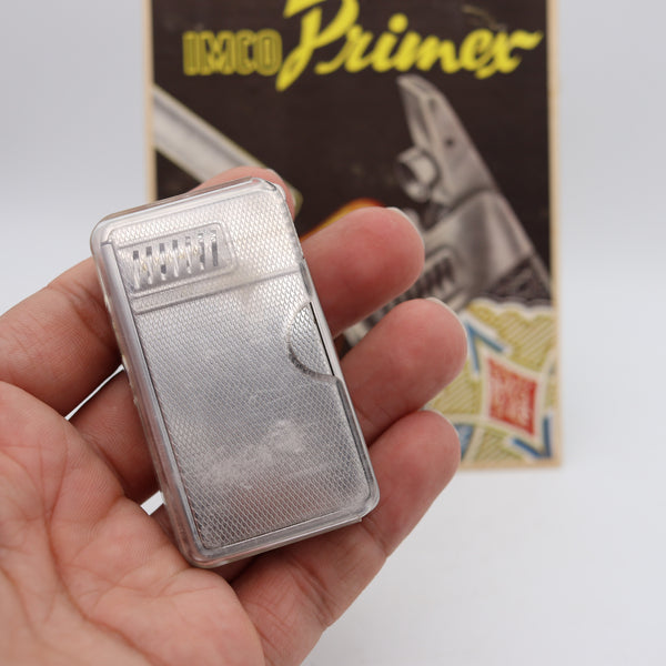 -IMCO 1953 Primex 6300 Julius Franz Meister Petrol Lighter In Chromed Steel MIB