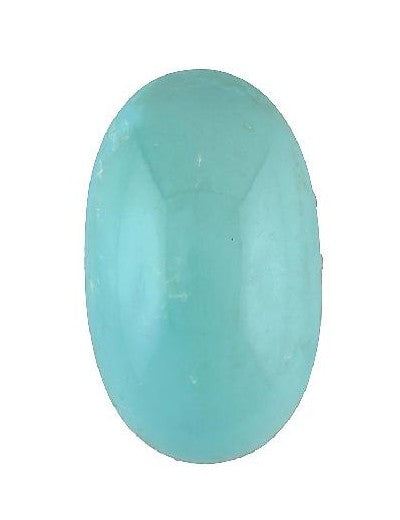 GIA CERTIFIED Natural Blue Turquoise Oval Cabochon Cut GIA-2191276494