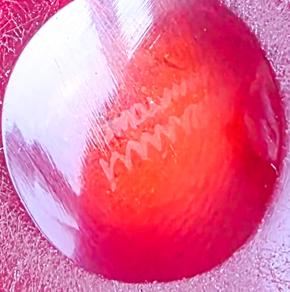 VENINI 1940 By Carlo Scarpa Murano Battuto Red Art Glass Vase