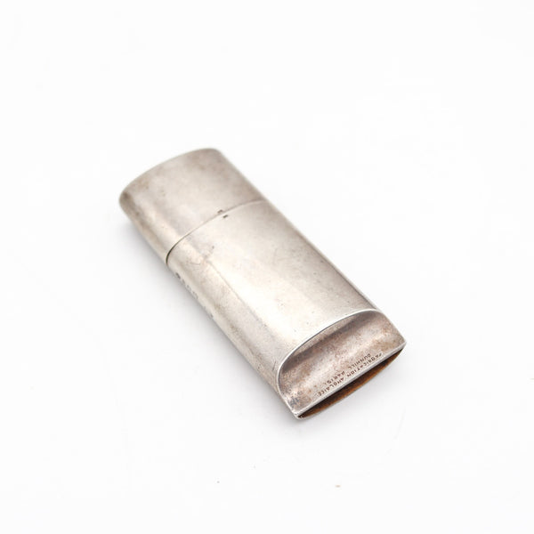 DUNHILL PARIS 1938 Art Deco Rare Multi Functional Lighter-Compass-Whistle In .925 Sterling Silver