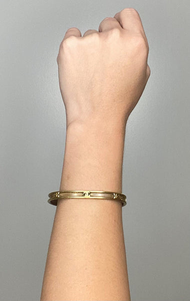 Cartier 1970 Limited Edition Sabona Cuff Bracelet In 18Kt Yellow Gold & Pure Copper