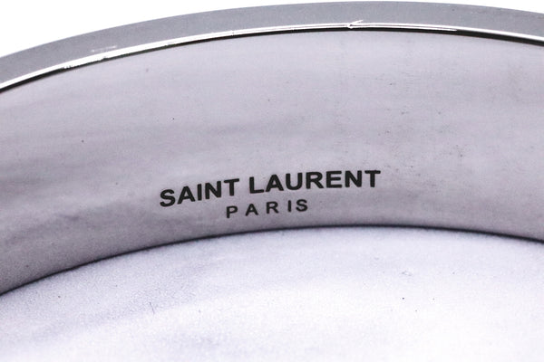 YVES SAINT LAURENT PARIS STERLING & GOLD UNISEX BRACELET