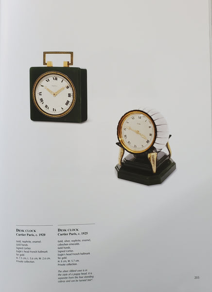 Cartier Paris 1920 Art Deco Chinoiserie Desk Clock In Nephrite Jade Enamel And 18Kt Gold