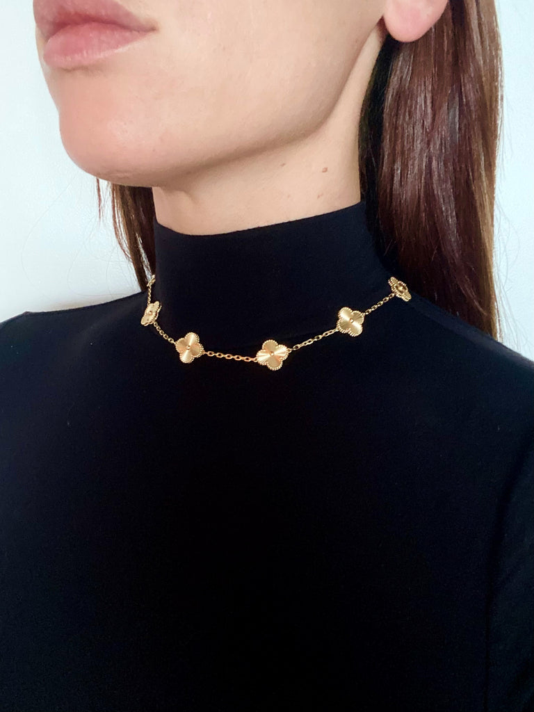 Van Cleef and Arpels VCA Guilloche Magic Alhambra Necklace, Luxury,  Accessories on Carousell