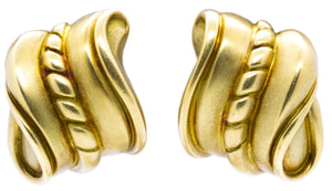 B. KIESELSTEIN CORD 18 KT SIGNATURE EARRINGS CLIP