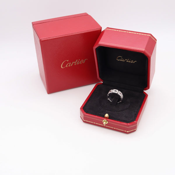 Cartier Paris Maillon Panthere Ring In 18Kt Gold With1.05 Cts In VS Diamonds