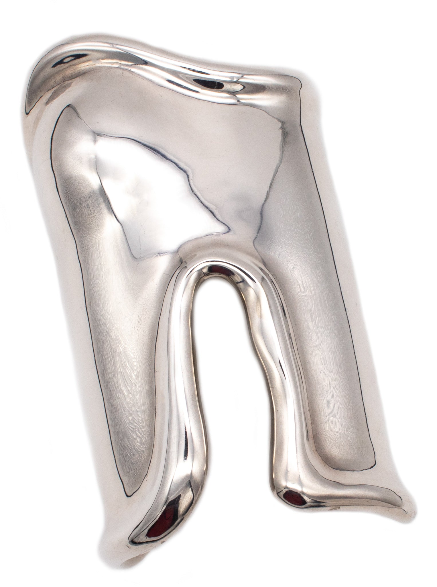 Elsa Peretti® large Bone cuff in sterling silver, 95 mm wide