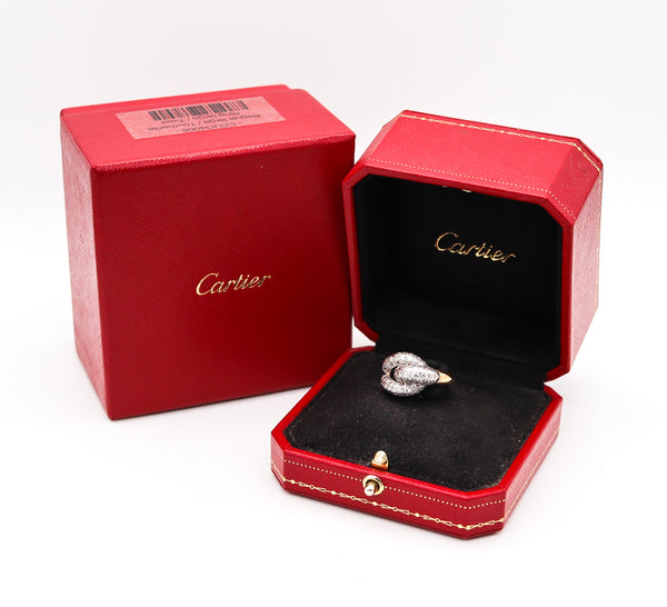 -Cartier London Knot Cocktail Ring In 18Kt Gold With 2.12 Ctw In Diamonds