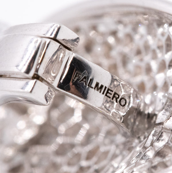 PALMIERO 18 KT EARRINGS WITH 9.04 Ctw OF VS-1 DIAMONDS
