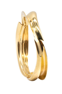 TIFFANY & CO.  FRANK GEHRY 18 KT SOLID GOLD MODERN BANGLE