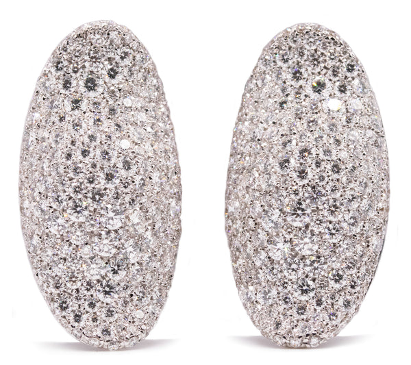 PALMIERO 18 KT EARRINGS WITH 9.04 Ctw OF VS-1 DIAMONDS